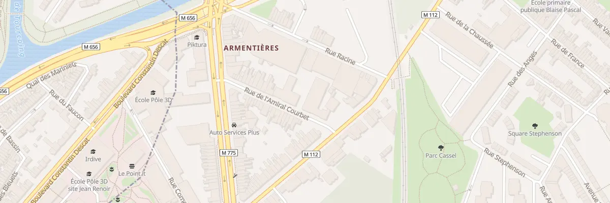 Plan du 139 Bd d’Armentières à Roubaix