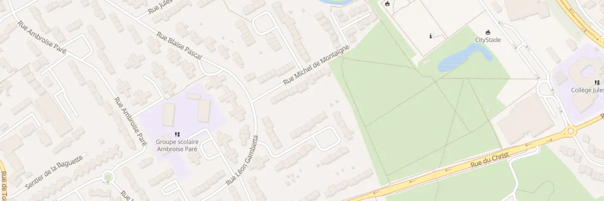 Plan du 12 Rue Michel De Montaigne à Neuville-en-Ferrain