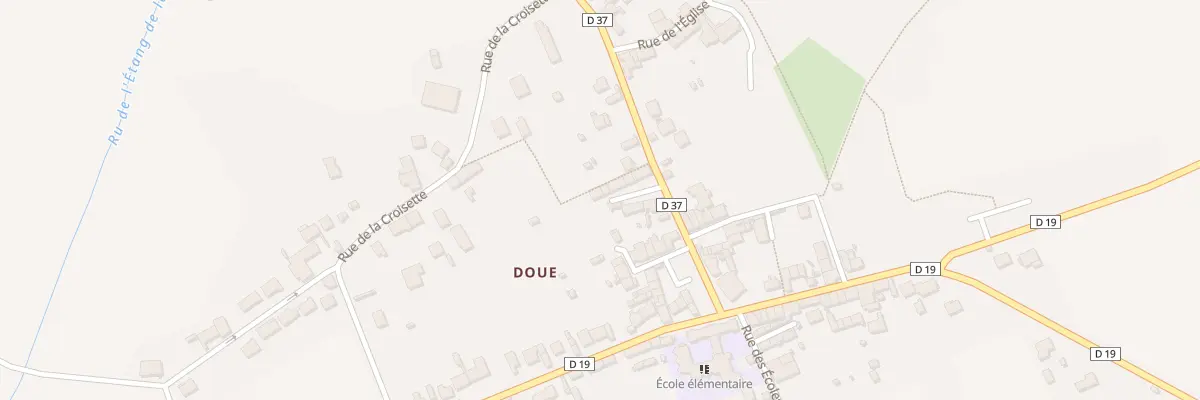 Plan du 4 Cour du Pressoir à Doue