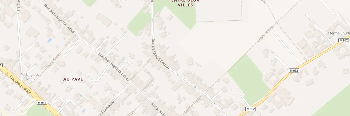 Plan du 87 Rue de l’Abbe Cousin à Villeneuve-d’Ascq