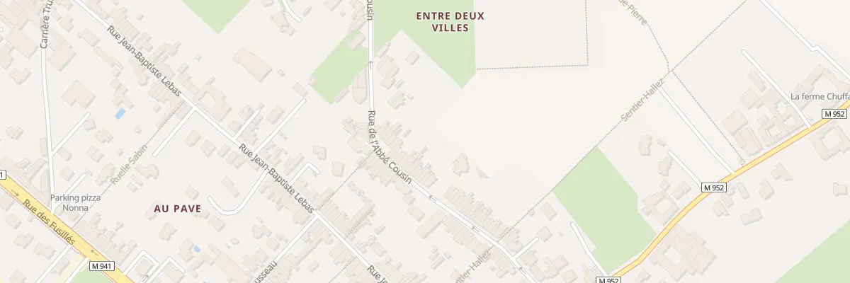 Plan du 83 Rue de l’Abbe Cousin à Villeneuve-d’Ascq