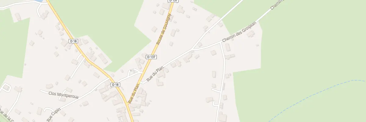 Plan du 24 Rue du Plan à Cressanges