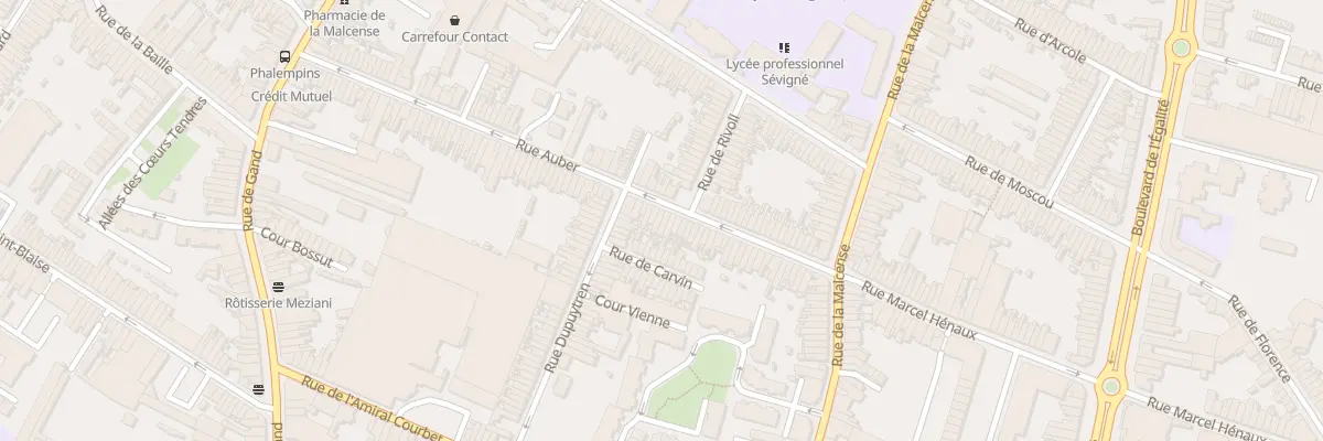 Plan du 55 Rue Auber à Tourcoing