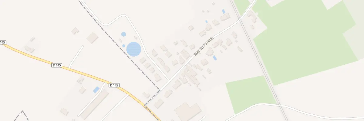 Plan du 48 Rue du Paradis à Templeuve-en-Pévèle