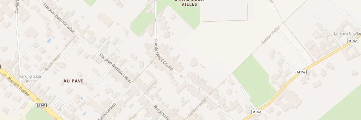 Plan du 89 Rue de l’Abbe Cousin à Villeneuve-d’Ascq