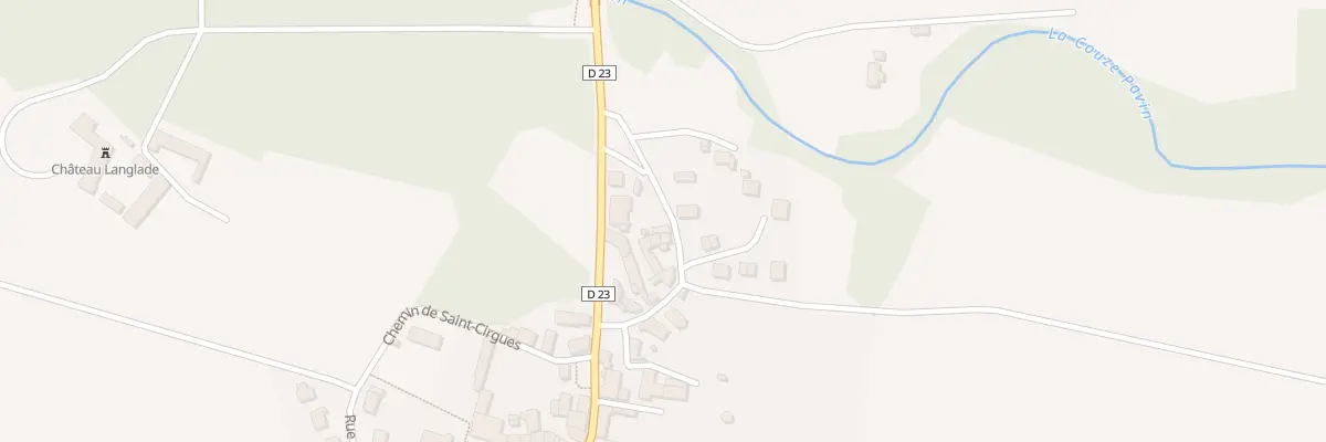 Plan du 2 Rue de la Couze à Meilhaud
