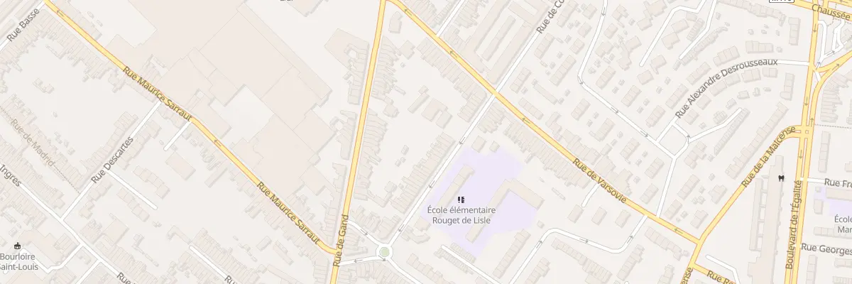 Plan du 53 Rue de Courtrai à Tourcoing