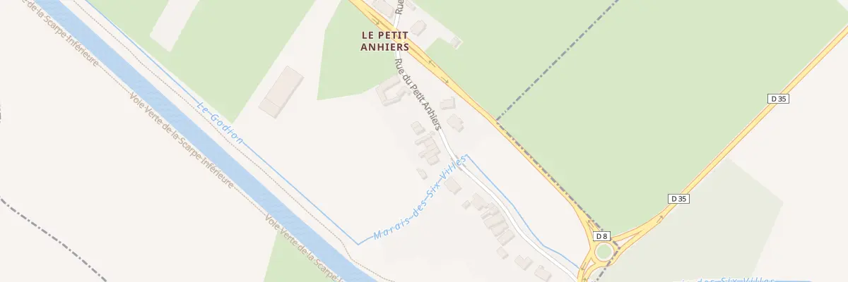 Plan du 502 Rue du Petit Anhiers à Anhiers