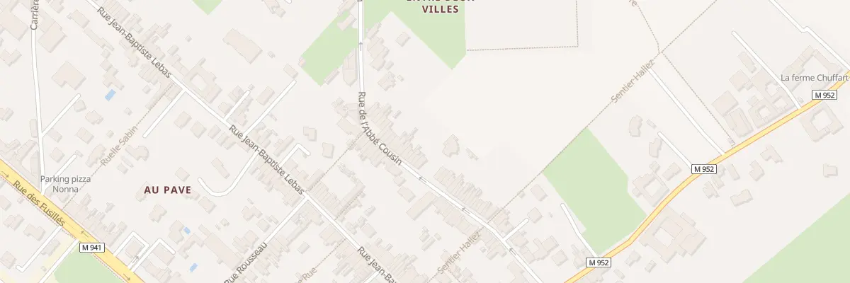 Plan du 91 Rue de l’Abbe Cousin à Villeneuve-d’Ascq