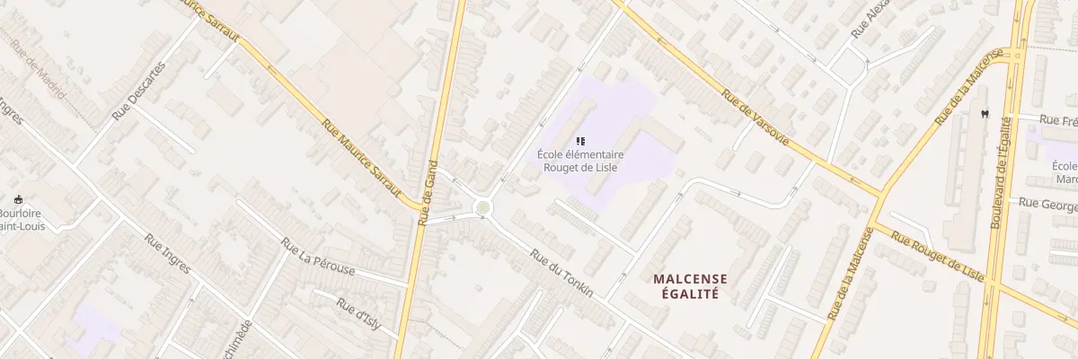 Plan du 20 Rue de Courtrai à Tourcoing
