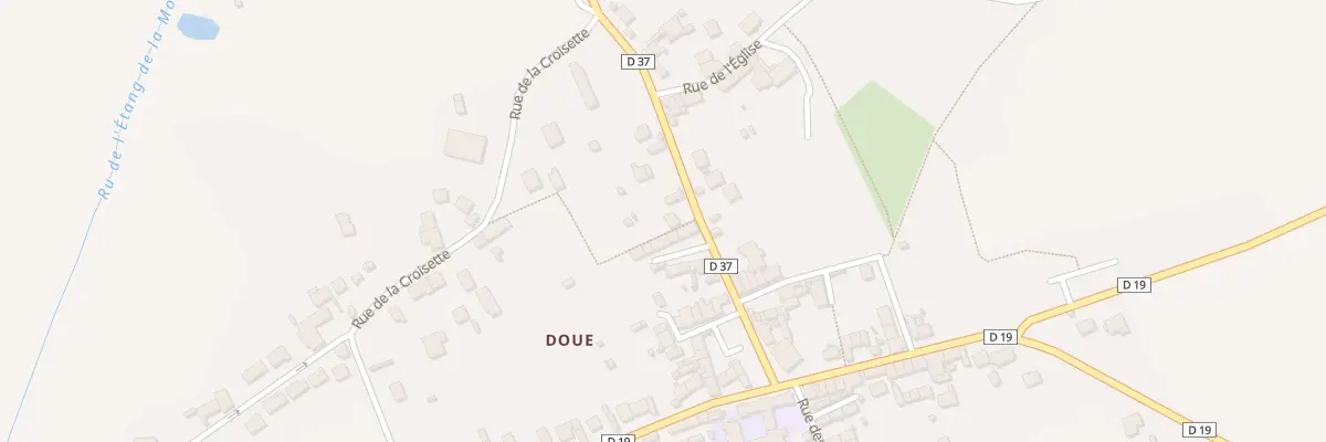 Plan du 3 Rue du Général d’Harville à Doue