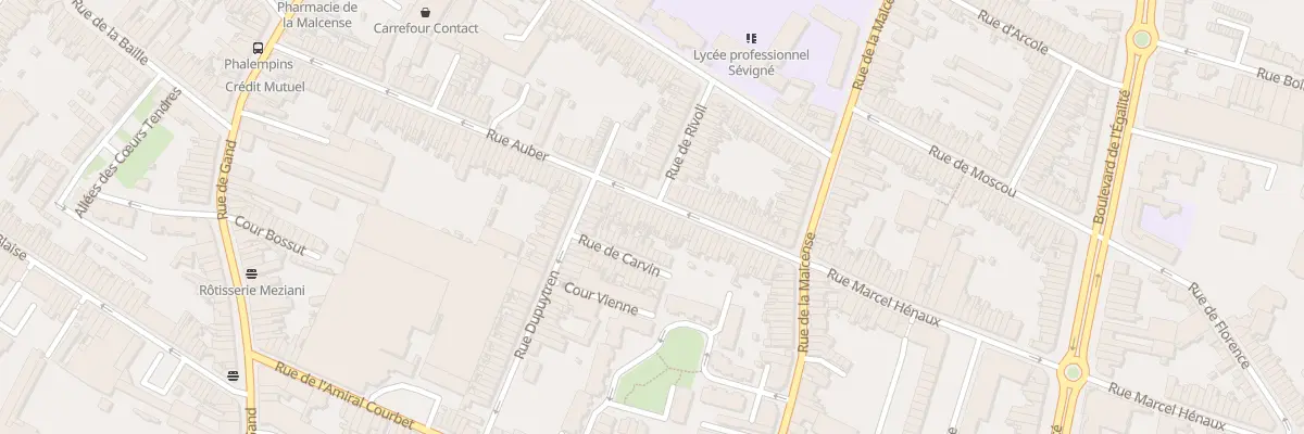 Plan du 47 Rue Auber à Tourcoing