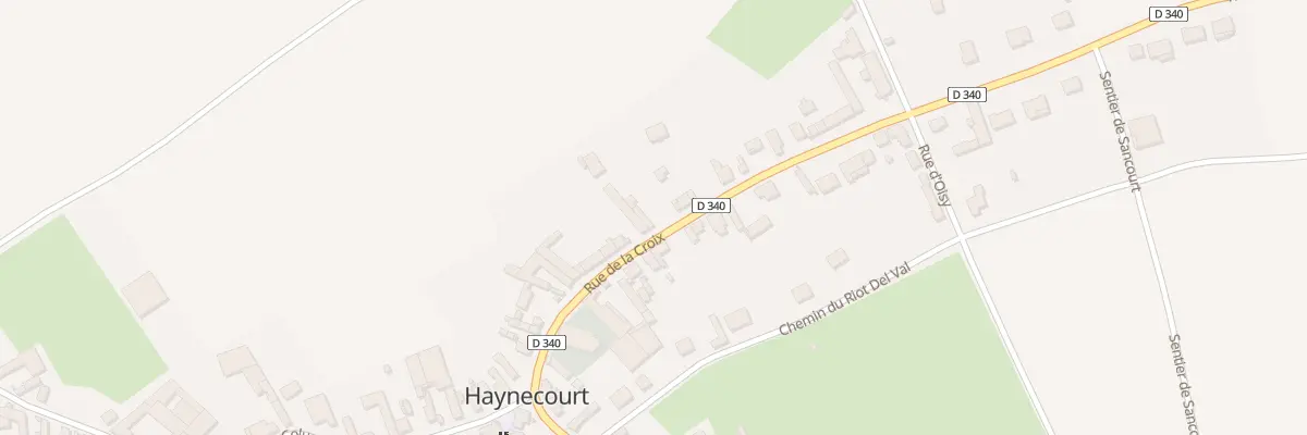 Plan du 161 Rue de la Croix à Haynecourt