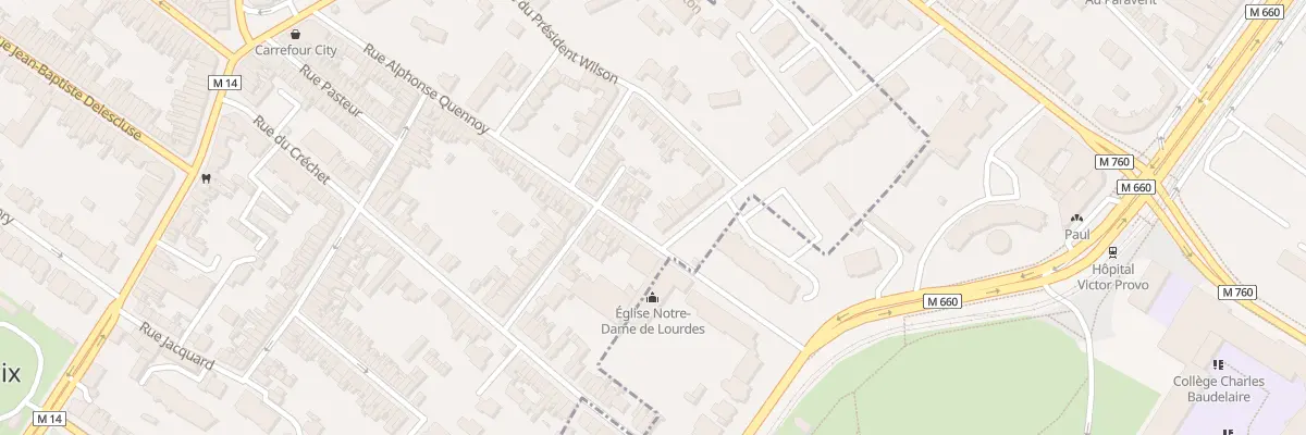 Plan du 1 Rue du Onze Novembre à Croix
