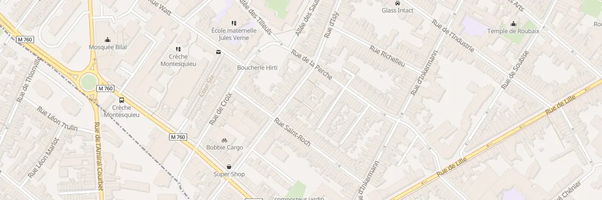 Plan du 101 Rue d’Isly à Roubaix
