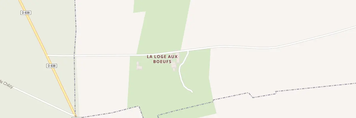 Plan du 1 La Loge aux Boeufs à Dammard