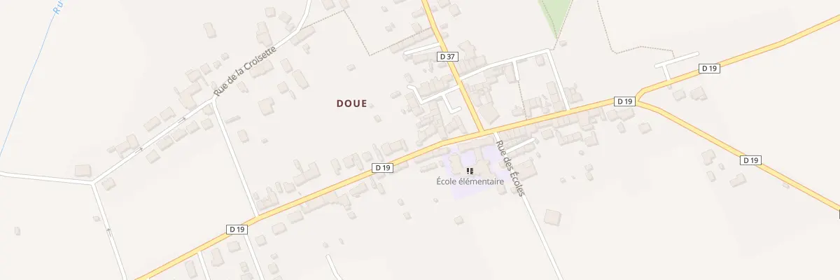 Plan du 10 Rue Champenois à Doue