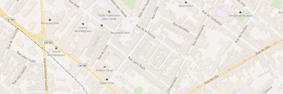 Plan du 99 Rue d’Isly à Roubaix