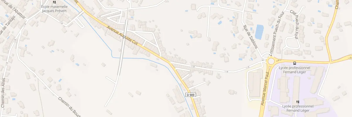 Plan du 2 Rte de Clermont à Bédarieux