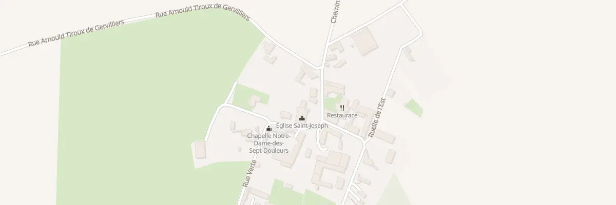 Plan du 6 Rue Arnoult Tiroux de Gerville à Villers-Plouich