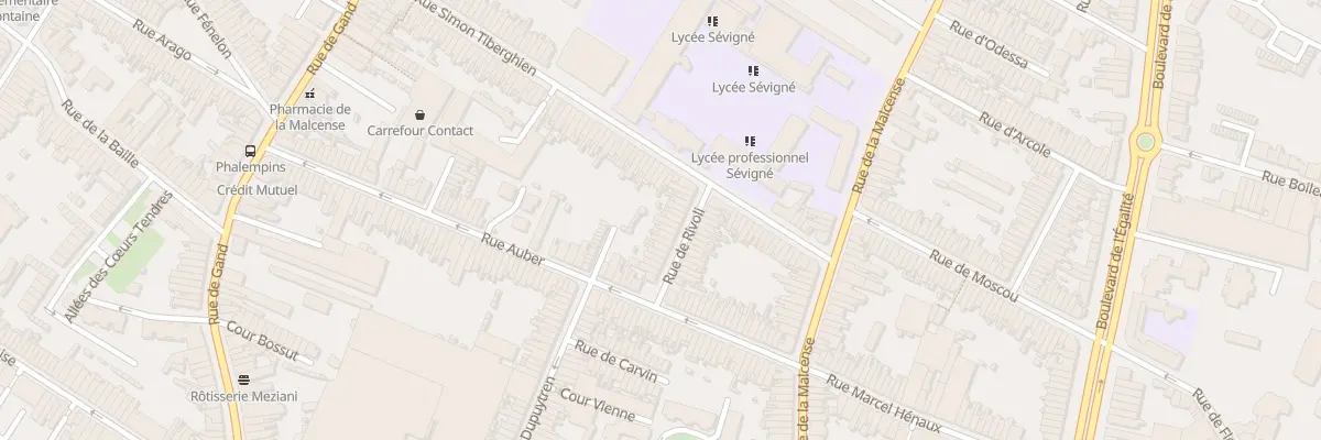 Plan du 19 Rue de Rivoli à Tourcoing