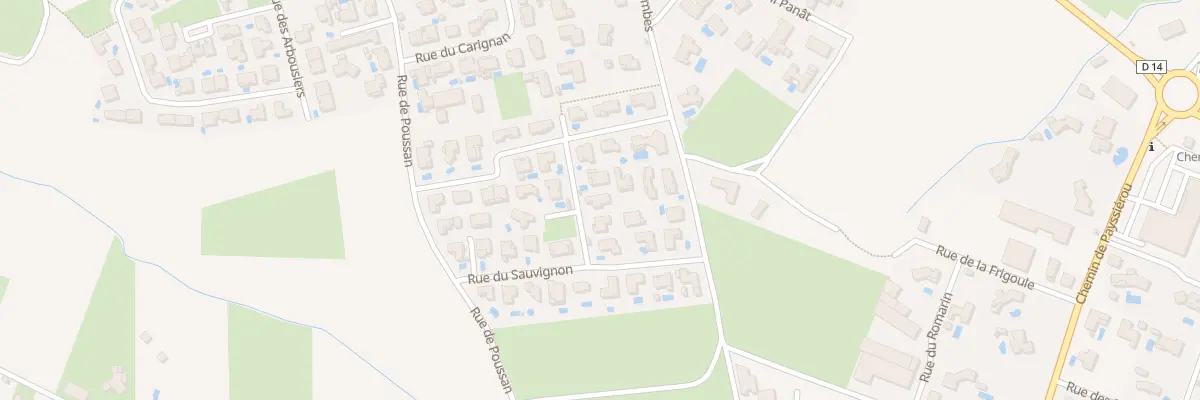 Plan du 55 Rue du Chardonnay à Maraussan