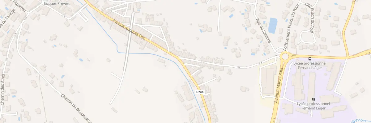 Plan du 3 Rte de Clermont à Bédarieux