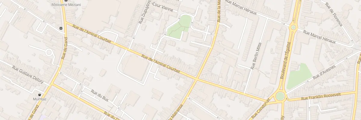 Plan du 16 Rue de l’Amiral Courbet à Tourcoing