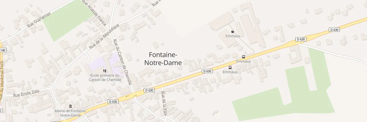 Plan du 1068 Rte Nationale à Fontaine-Notre-Dame