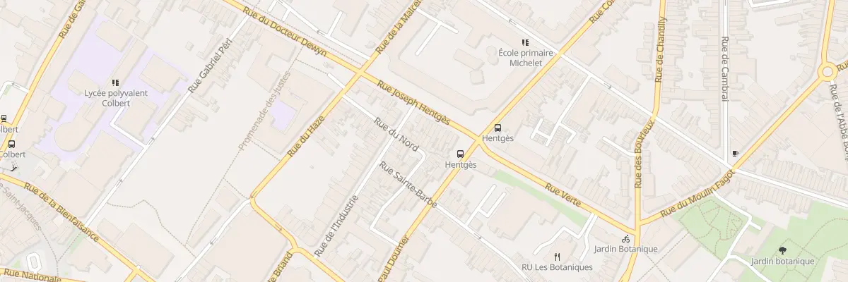Plan du 23 Rue du Nord à Tourcoing