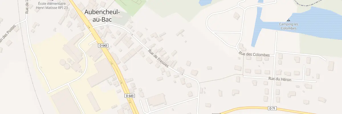 Plan du 231 Rue de Fressies à Aubencheul-au-Bac