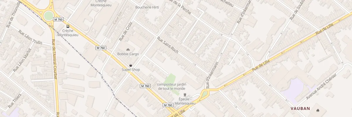 Plan du 35 Rue Saint-Roch à Roubaix