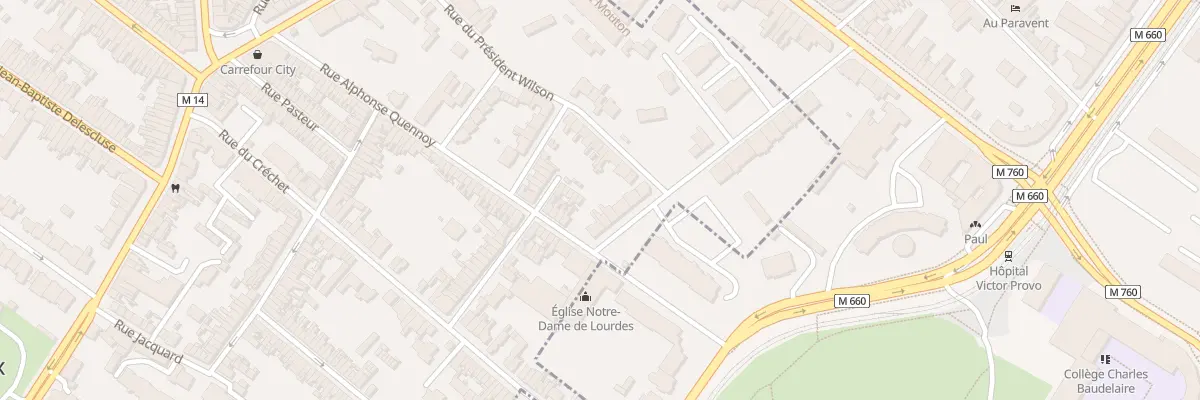 Plan du 5 Rue du Onze Novembre à Croix