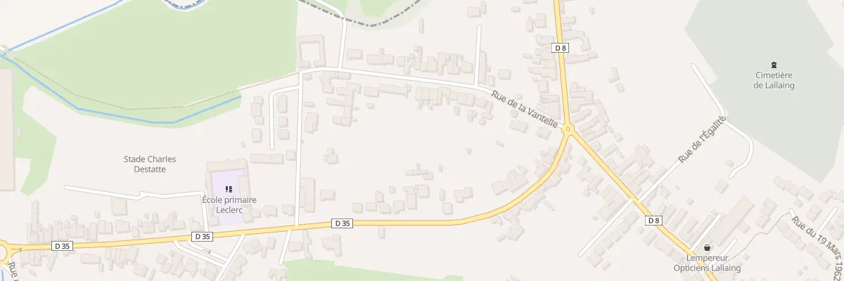 Plan du 161 Rue de la Vantelle à Lallaing