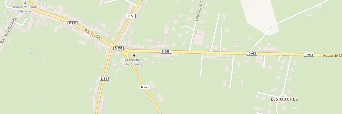 Plan du 12 Rte de Moulins à Saint-Menoux