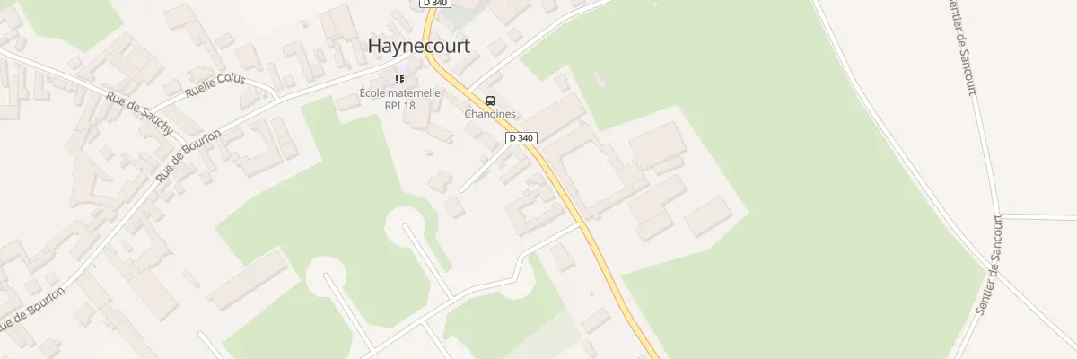 Plan du 158 Rue des Chanoines à Haynecourt