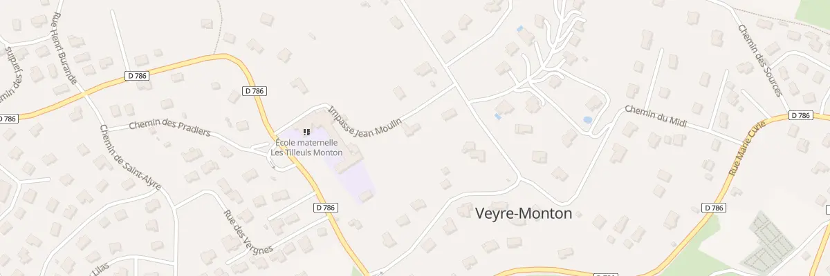Plan du 3 Imp Jean Moulin à Veyre-Monton