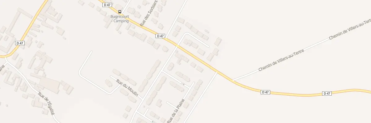 Plan du 42 Rue de Fressain à Bugnicourt