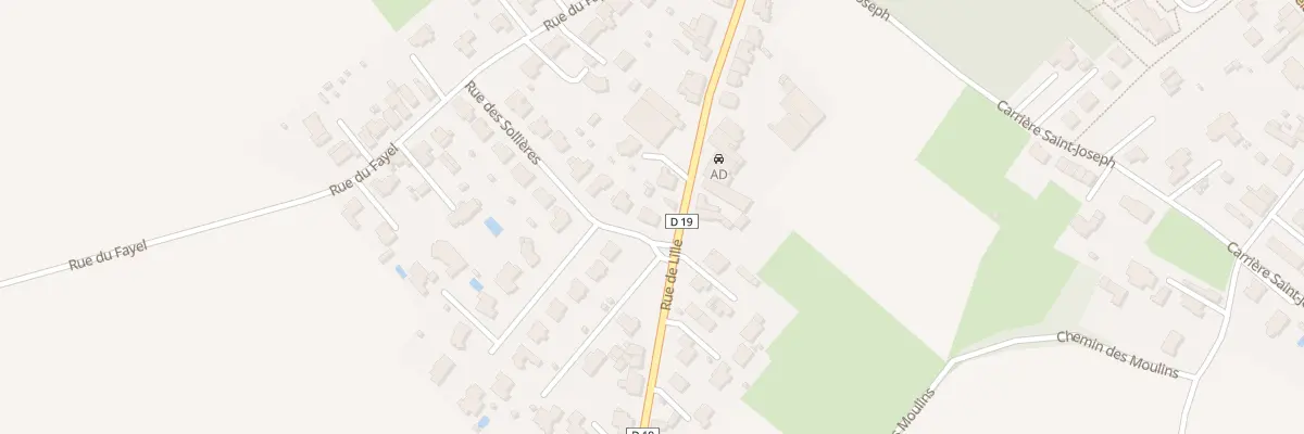Plan du 2 Rue des Sollieres à Templeuve-en-Pévèle