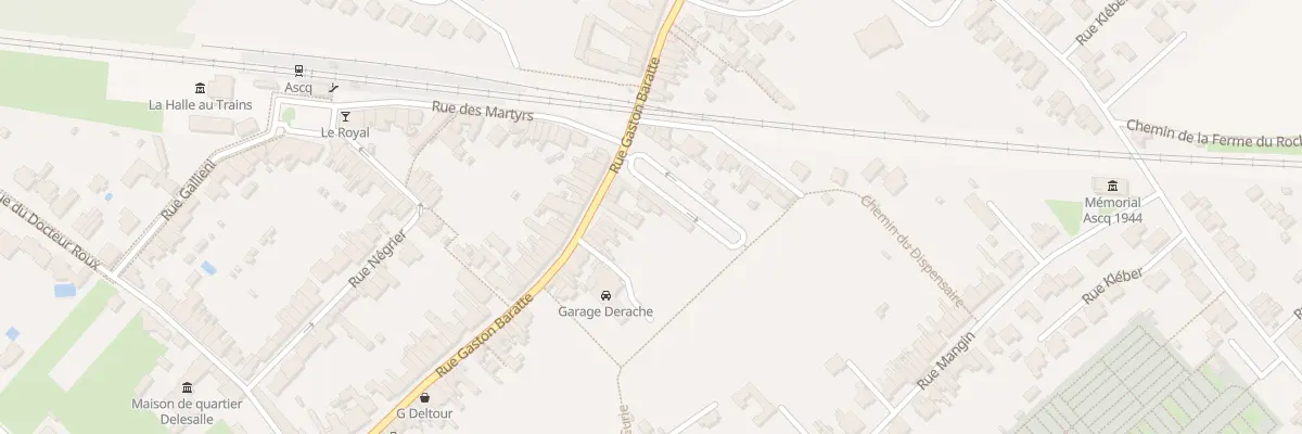 Plan du 166 Rue Gaston Baratte à Villeneuve-d’Ascq