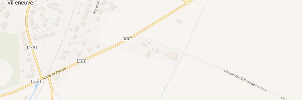 Plan du 4 Che du Chateau de la Pause à Pessat-Villeneuve