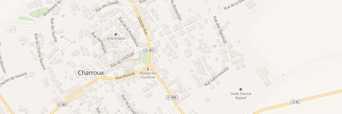 Plan du 8 Rue des Bouquerots à Charroux