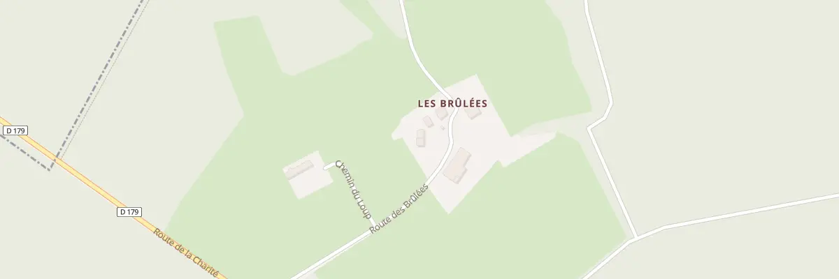Plan du 1 Rte des Brulees à Saint-Aubin-les-Forges