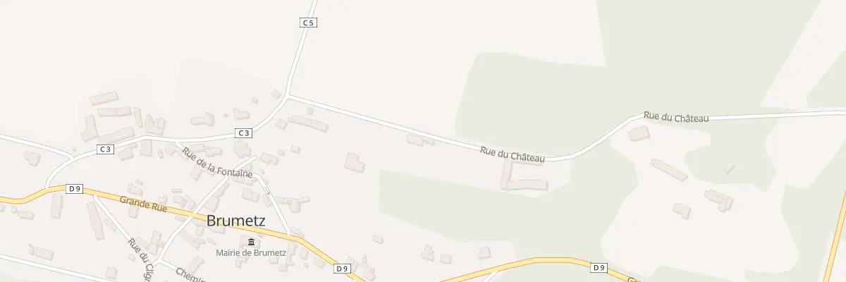 Plan du 4 Rue du Château à Brumetz