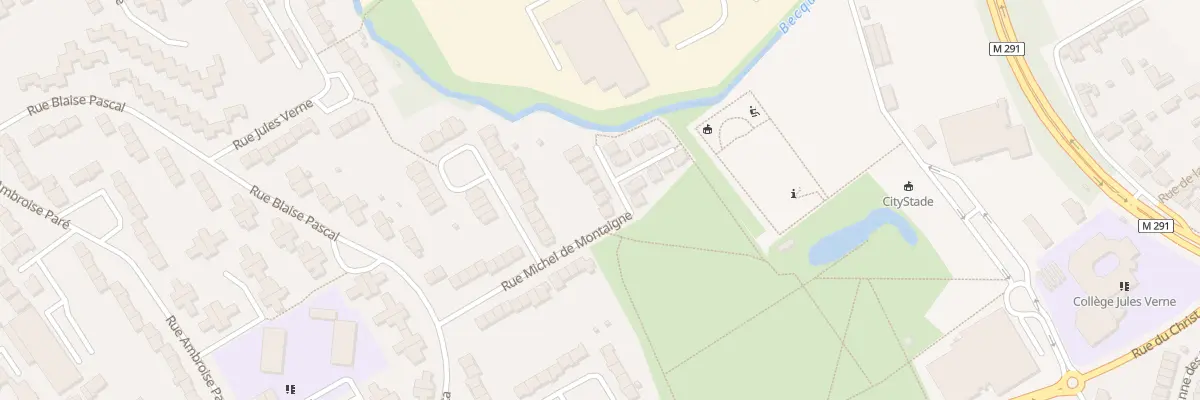 Plan du 23 Rue Michel De Montaigne à Neuville-en-Ferrain