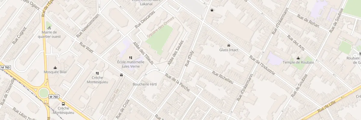 Plan du 62 Rue d’Isly à Roubaix