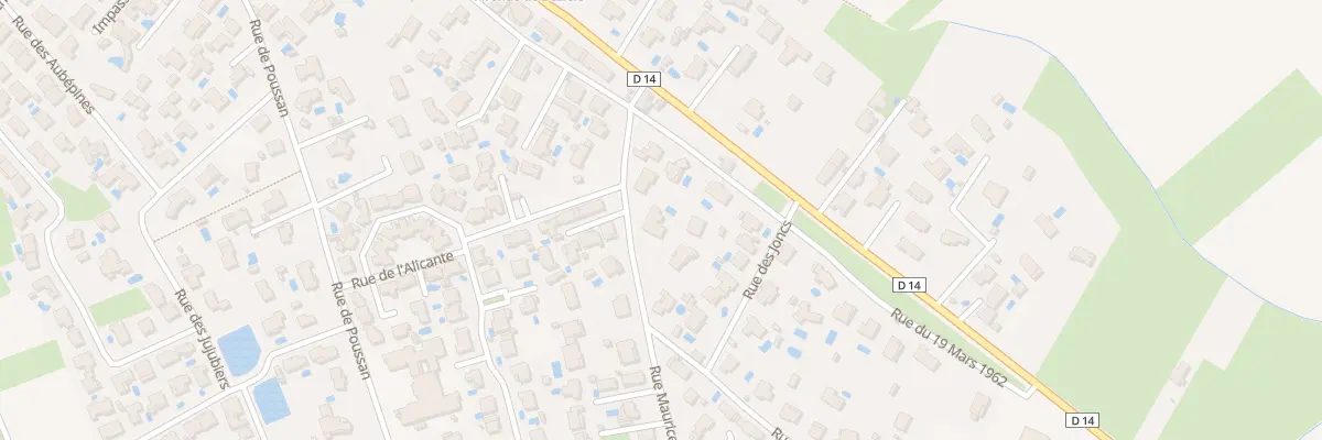 Plan du 139 Rue Maurice Combes à Maraussan