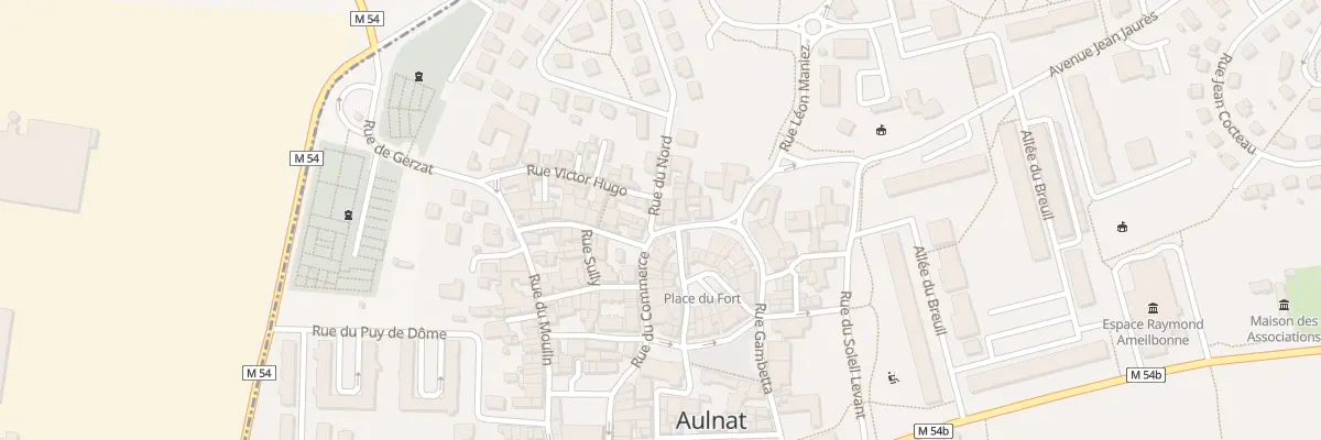 Plan du 9 Rue du Nord à Aulnat