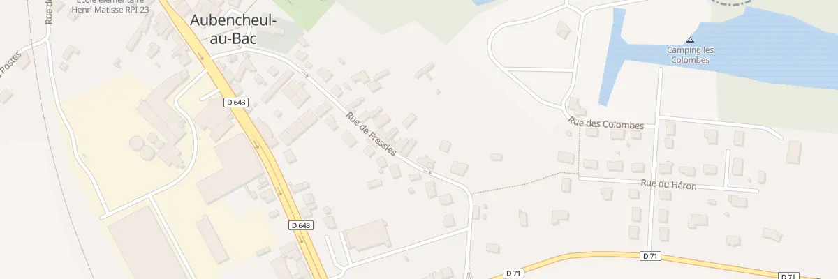 Plan du 261 Rue de Fressies à Aubencheul-au-Bac