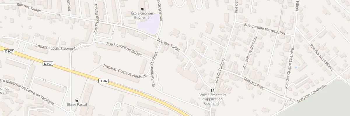 Plan du 7 Rue des Tailles à Nevers